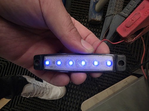 Volts bleu led feux de - 24,