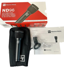 Electro Voice ND96 Microphone Dynamic Supercardioid Vocal Large Diaphragm Black