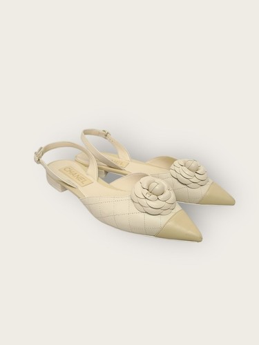 Chanel ballerines cuir - chanel,