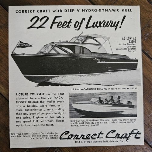 1957 correct craft ft - 1957,