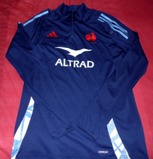 Sweat(NoMaillot)Rugby Entrainement Du XV De France Porté Saison 2024/2025 T L