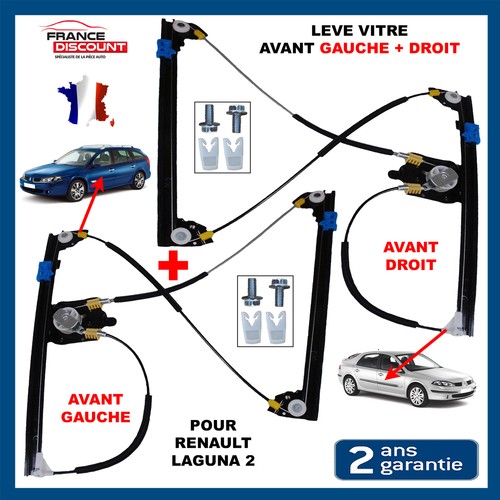 Leve vitre avant gauche - vitre, +