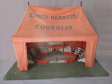 AI320 CIRQUE CHAPITEAU CIRCUS CIRCO QUIRALU BRITAINS PISTE HERASIO BOIS TISSUS