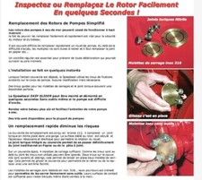 KIT DE REMPLACEMENT RAPIDE POUR ROUET DE POMPE A EAU YANMAR 1 GM10
