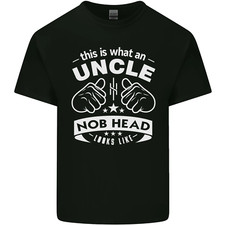 An Uncle Nob Head Looks Like Uncles Day Mens Cotton T-Shirt Tee Top