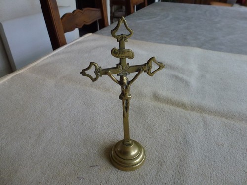 Crucifix ancien bronze 5 - crucifix, 18,5