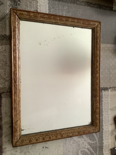 Ancien miroir bois vintage - bois,,