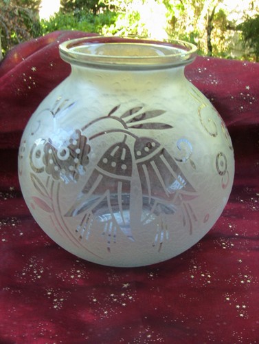 Important vase boule art déco - vase,