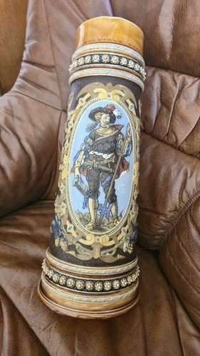 Antique german beer - stein, 5.65