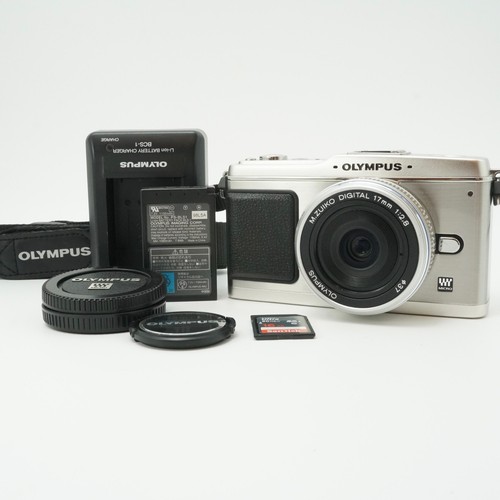 Olympus pen silver - e-p1, +