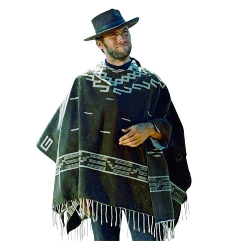 Western cowboy poncho men - western,