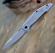 Couteau Kershaw Terran A/O Lame Acier 8Cr13MoV Manche Acier KS2080