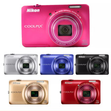 Nikon COOLPIX S6300 16MP Digital Camera 10x Zoom NIKKOR Glass Lens
