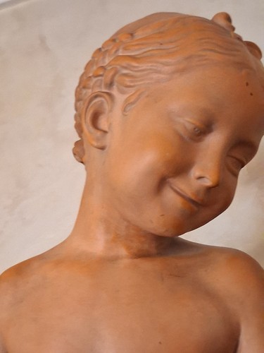 Buste sculpture jeune fille