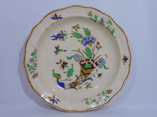 Plat creux faience boch - creux,