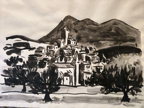 Pierre trofimoff aquarelle - pierre,