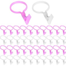  50 Pcs Anneaux Rideau Douche Pinces À Tapisserie Cintres Pour Rideaux