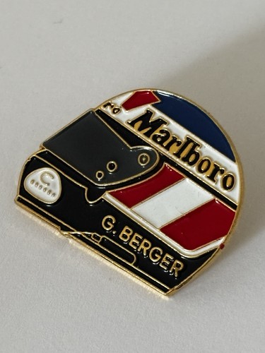 Pin gerhard berger - pin's, casque