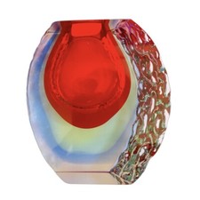 Vase En Verre De Murano MANDRUZZATO RARE 1970 - Excellente Condition