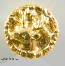Bouton  Tete de CERF   22 mm 