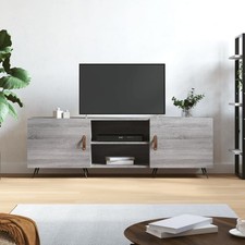 Meuble TV Armoire Basse Centre de Divertissement Bois d'Ingénierie vidaXL