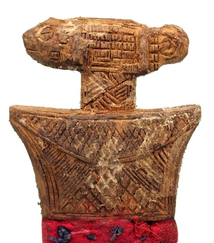 Art africain peigne baoulé - peigne,
