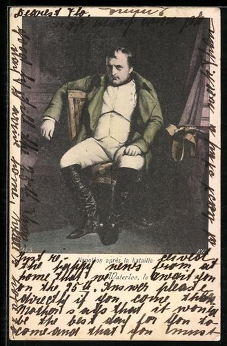Napoléon assis sur - , une