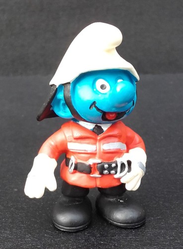 Figurine schtroumpf pompier - schtroumpf,