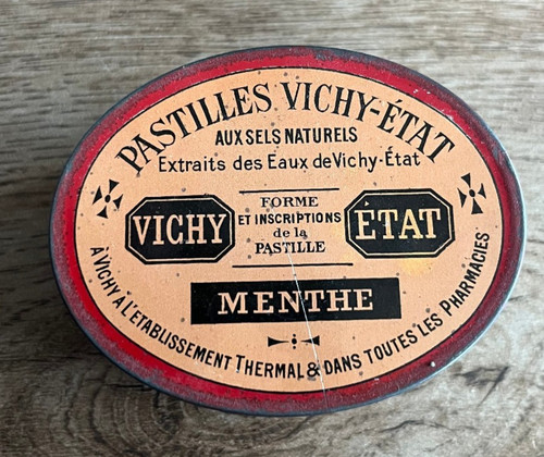 Ancienne boite publicitaire - ancienne,