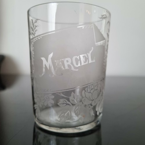 Verre cristal vers - verre, 1900