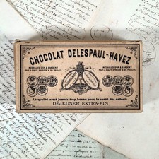 Boîte ancienne de chocolat « Delespaul-Havez » - Début XXe