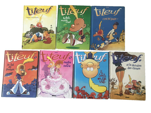 Lot albums de titeuf - de,