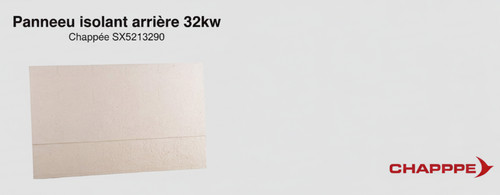Panneau isolant arriere 32kw