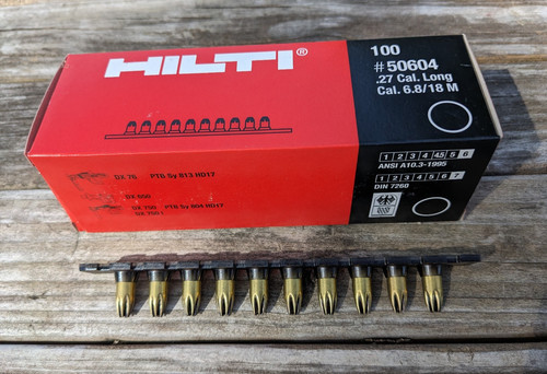 Boîte 100 charges hilti - charges,