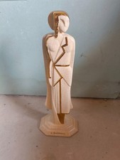 Louis DRIMMER - crackled ceramic gold and cream look - DESIGN 1980