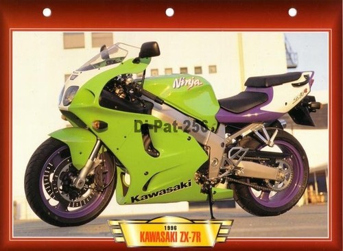 Fiche moto kawasaki zx 7r - :,