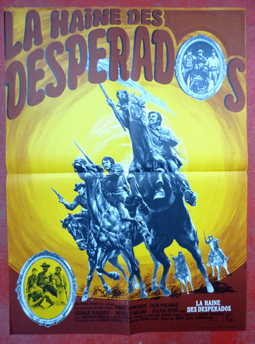 Affiche originale 1969 western - affiche,