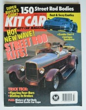 KIT CAR magazine march 1990 Zender Fact4 Intrigue Speedster CSR Hollywood