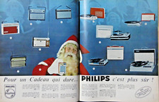1964 PRESS AD GIFTS PHILIPS TRANSISTORS ECODYNE RECORD TURNER - CHRISTMAS