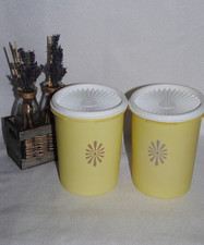 🌟TUPPERWARE Boite Soleil Cylindrique Couvercle Ronde Ø 11,5 Cm H 15 Cm Lot  2