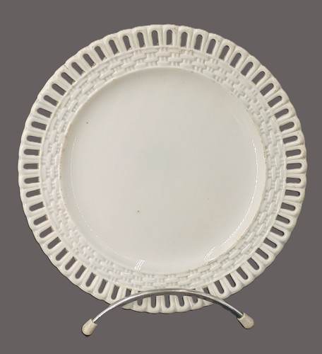 Assiette ajourée faïence - assiette, en
