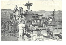 MARINE DE GUERRE TOULON CATASTROPHE DU CUIRASSE IENA 1907