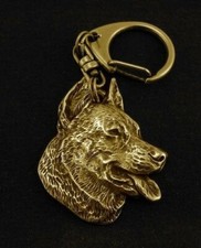 Beauceron - Porte-Clés Doré