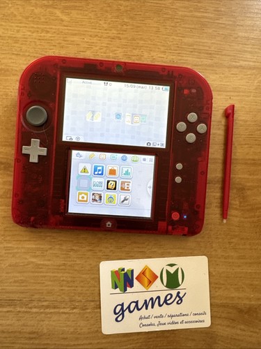 Console nintendo 2ds - console, rouge