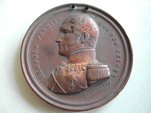 Médaille cuivre belgique - cuivre,