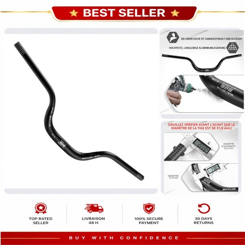 Guidon vtt mm aluminium - mm,