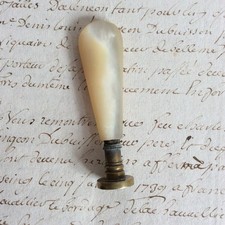 Cachet Sceau Ancien en Nacre