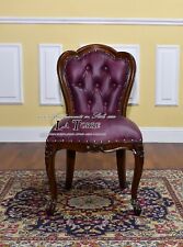 Fauteuil Josephine Style Anglais Chaise Ministérielle Présidentielle Noyer Faux