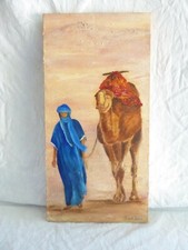 PEINTURE / PAINT - TOUAREG -  TUAREG - CHAMEAU / CAMEL - DESERT - MARGAL HAURE