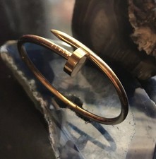 Cartier Juste un Clou- Size 17 Nail Bracelet No Box Sold As Is